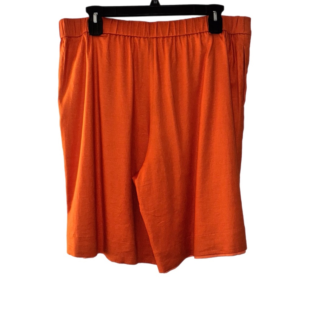 Orange High Waist Shorts with Lining NWOT - Picture 3 of 9